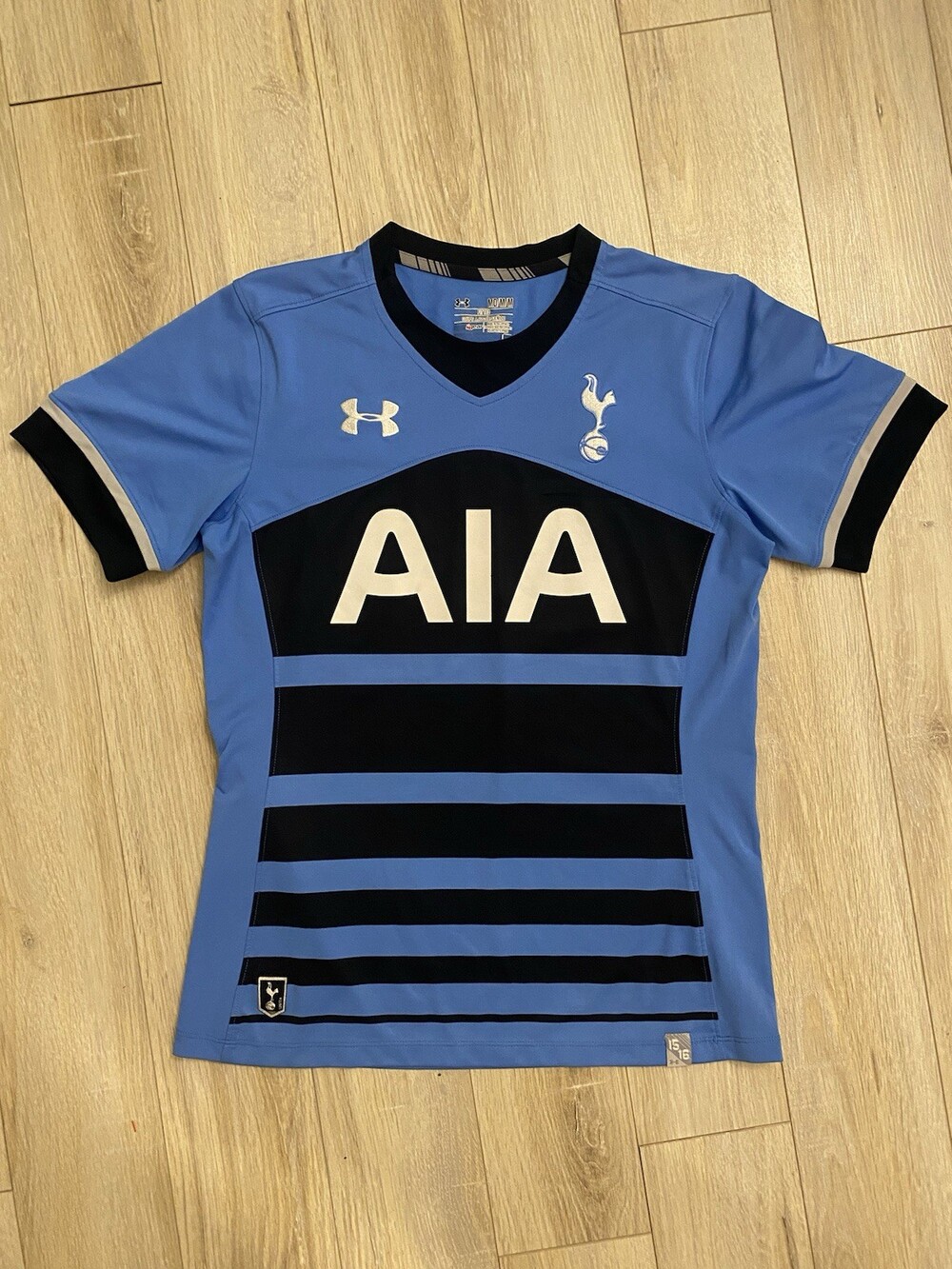 Tottenham Hotspur Away Jersey Under Armour Medium AIA Blue Black